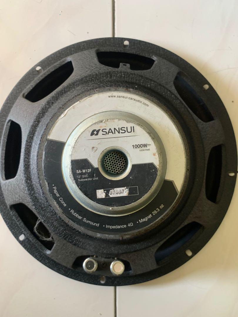 Subwoofer shop sansui 12