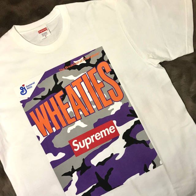 supreme wheaties tee white - Tシャツ/カットソー(半袖/袖なし)