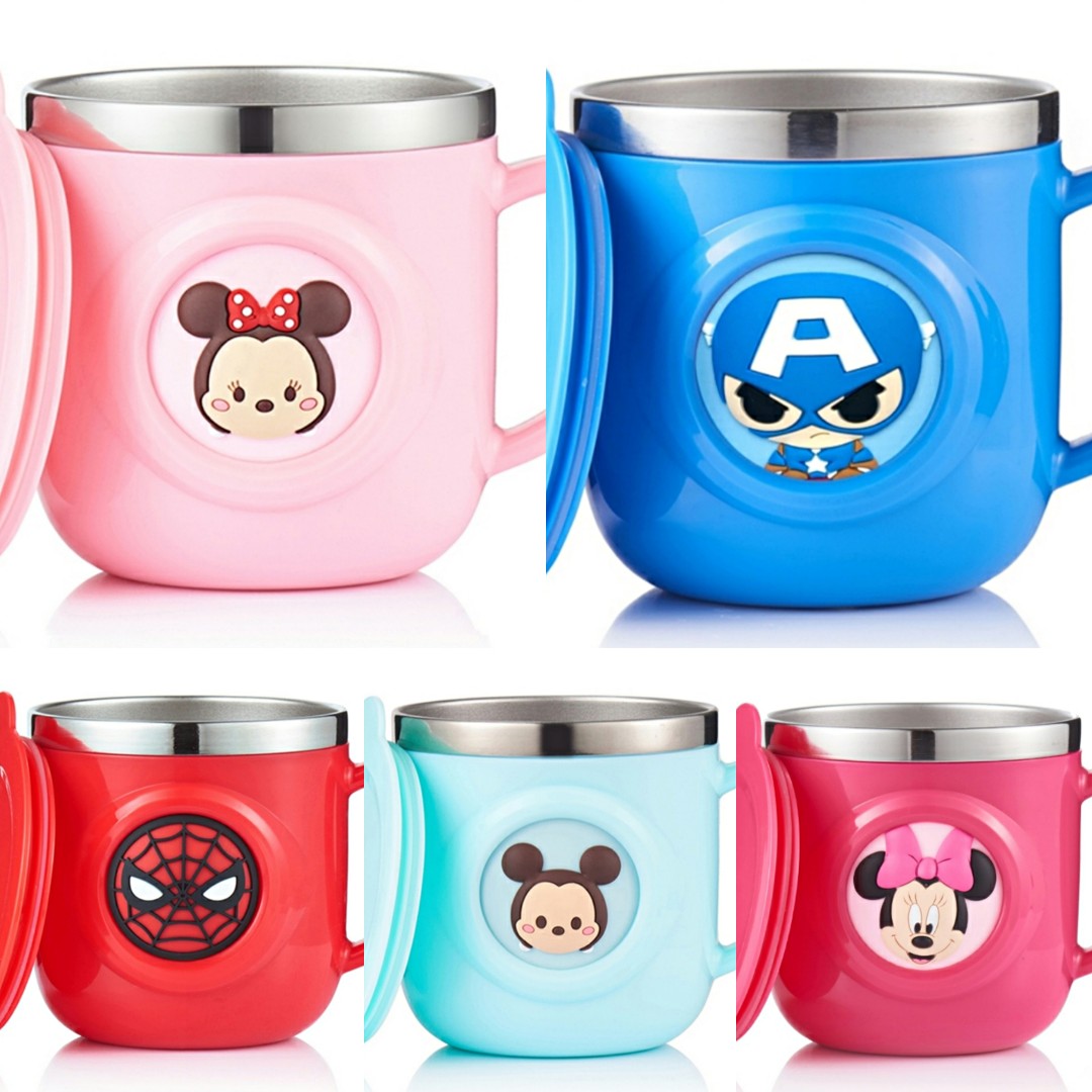 Milk cup for kids SUS 316 stainless steel, Babies & Kids, Nursing