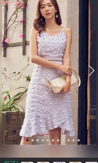 TCL the closet lover Madeleine lilac pom-pom skirt