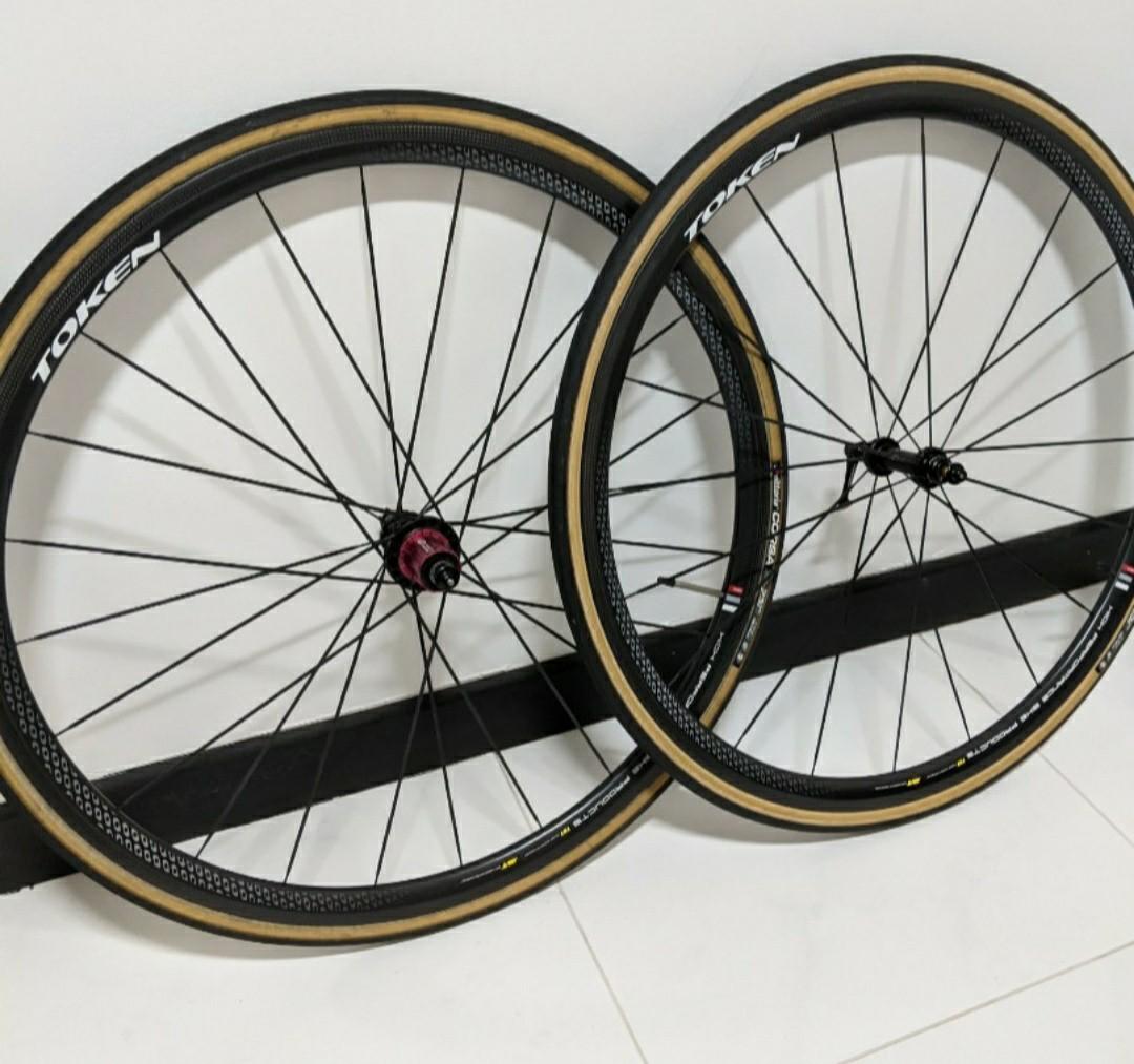 Token c28 Carbon Clincher wheelset Rim brake