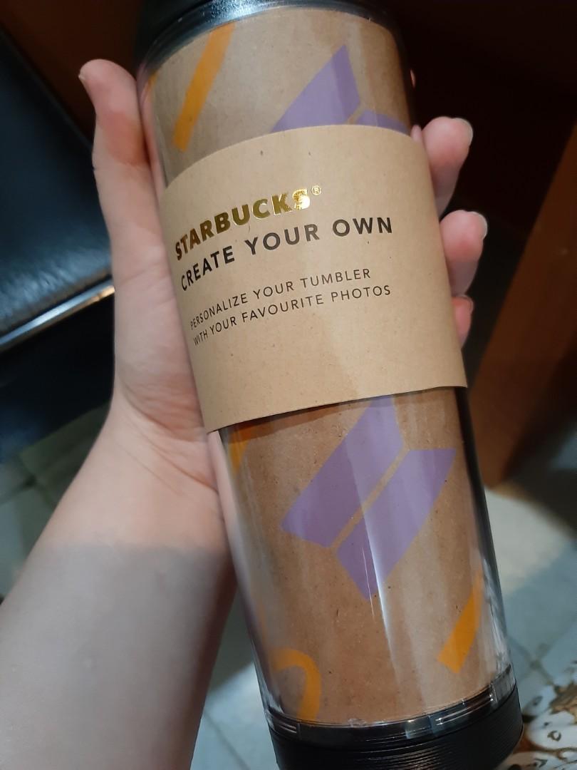 TUMBLER STARBUCKS + BTS MEAL PAPER BAG, KWave di Carousell