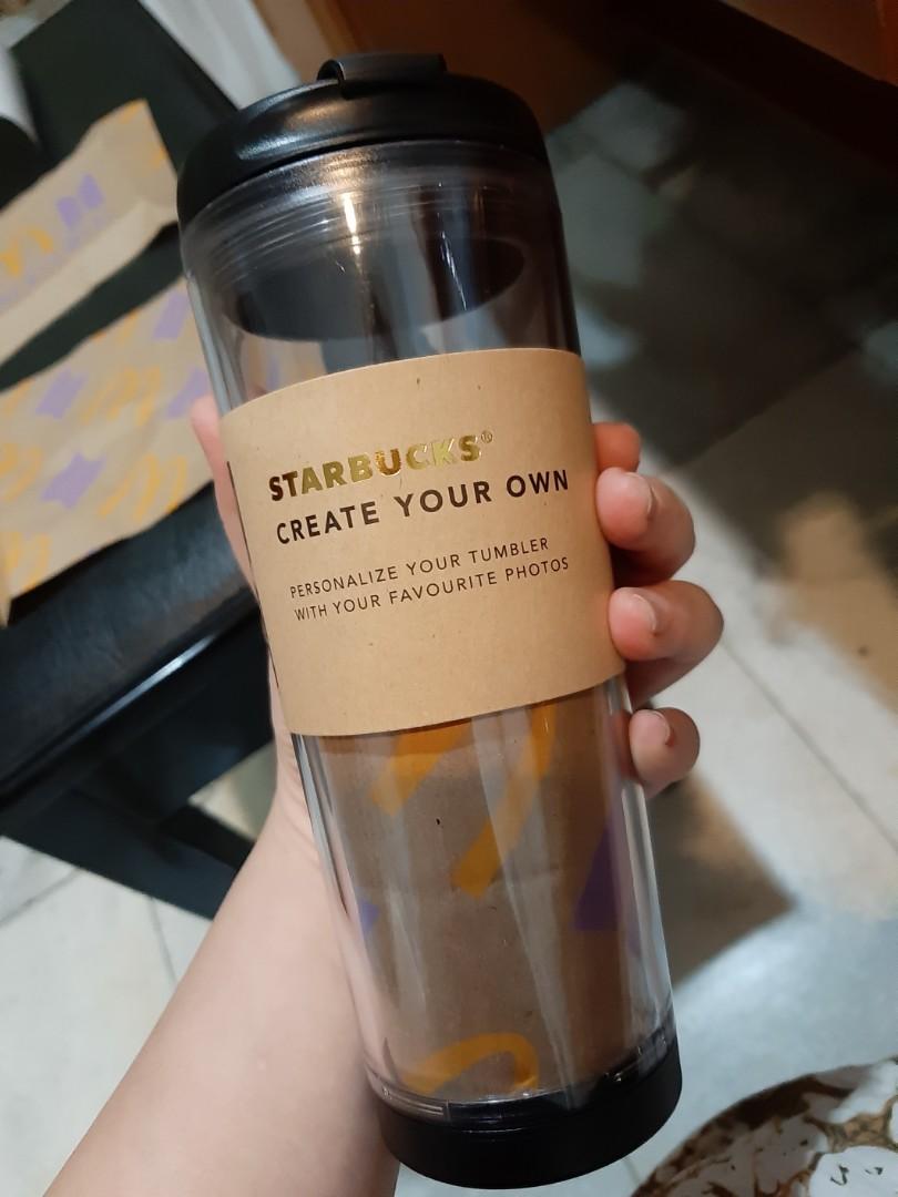 TUMBLER STARBUCKS + BTS MEAL PAPER BAG, KWave di Carousell