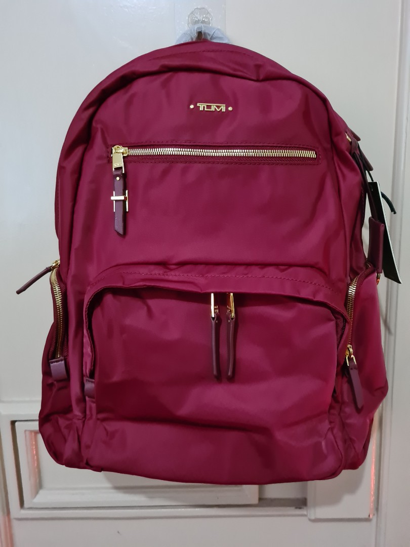 Tumi carson maroon top