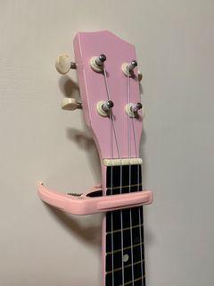 全新粉紅色ukulele移調夾 🆕 Pink Capo