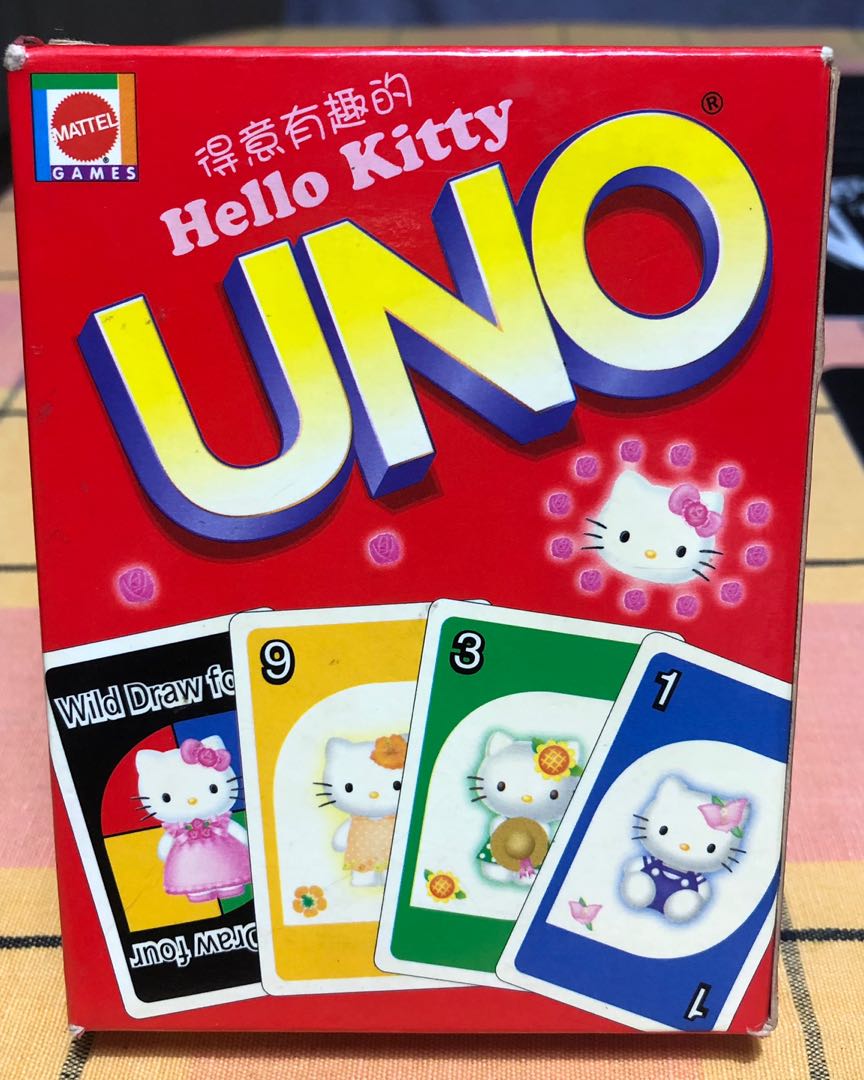 UNO Cards (( Hello Kitty )), Hobbies  Toys, Toys  Games on Carousell