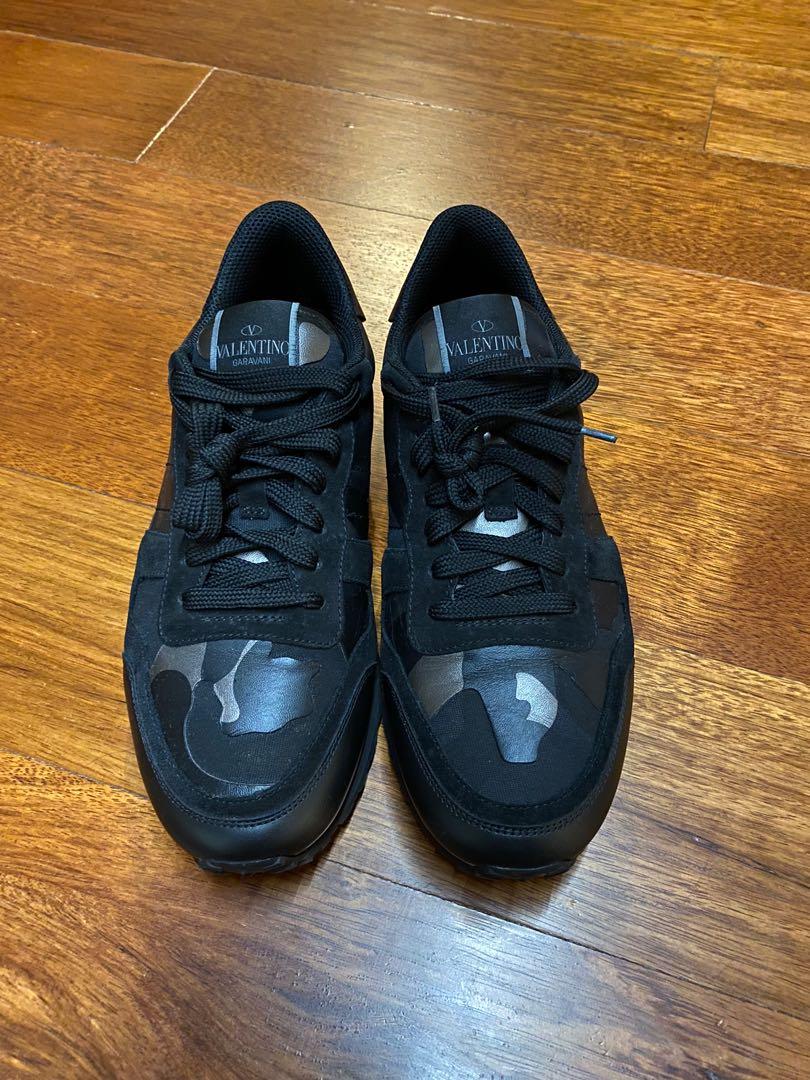 Valentino black camo sneakers shop