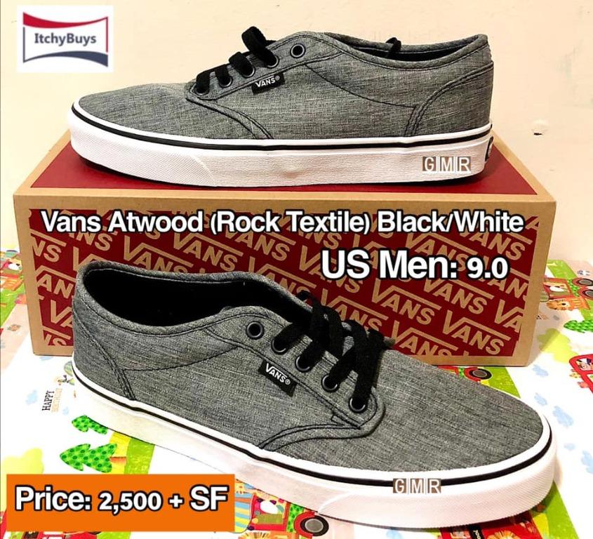 Vans atwood rock textile black/red online