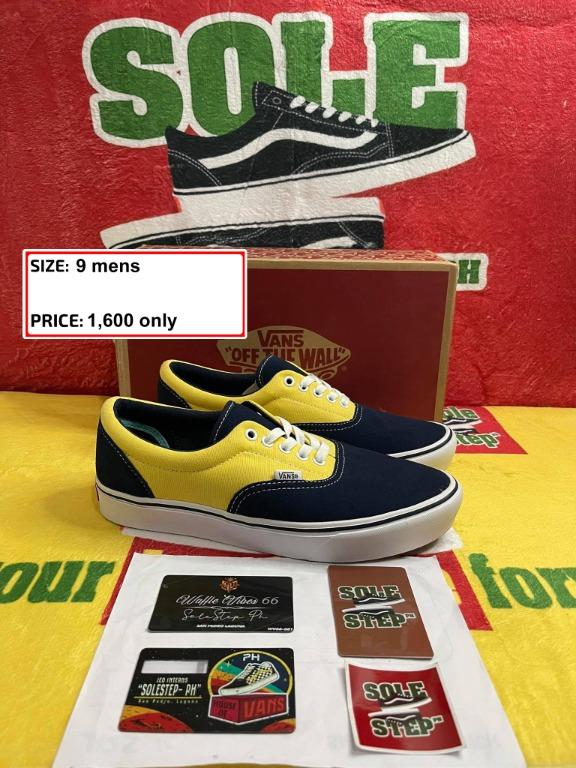 Mens vans size cheap 1 sale