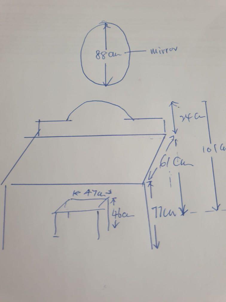 Victorian Dressing Table Set Furniture Home Living Furniture Tables Sets On Carousell