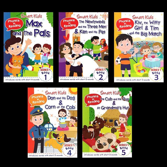 WS SMART KIDS PHONICS IN READING SERIES 1 BOOK 1-5, Hobbies & Toys ...