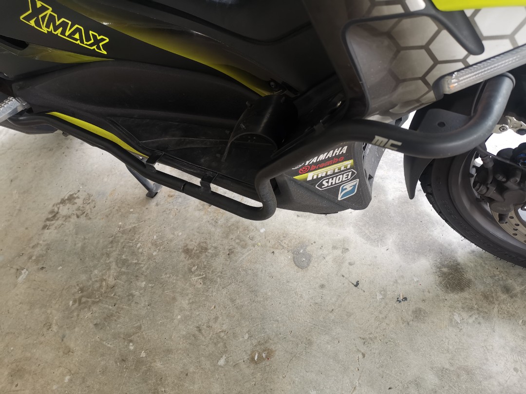 Xmax crash bar, Motorcycles, Motorcycle Accessories on Carousell