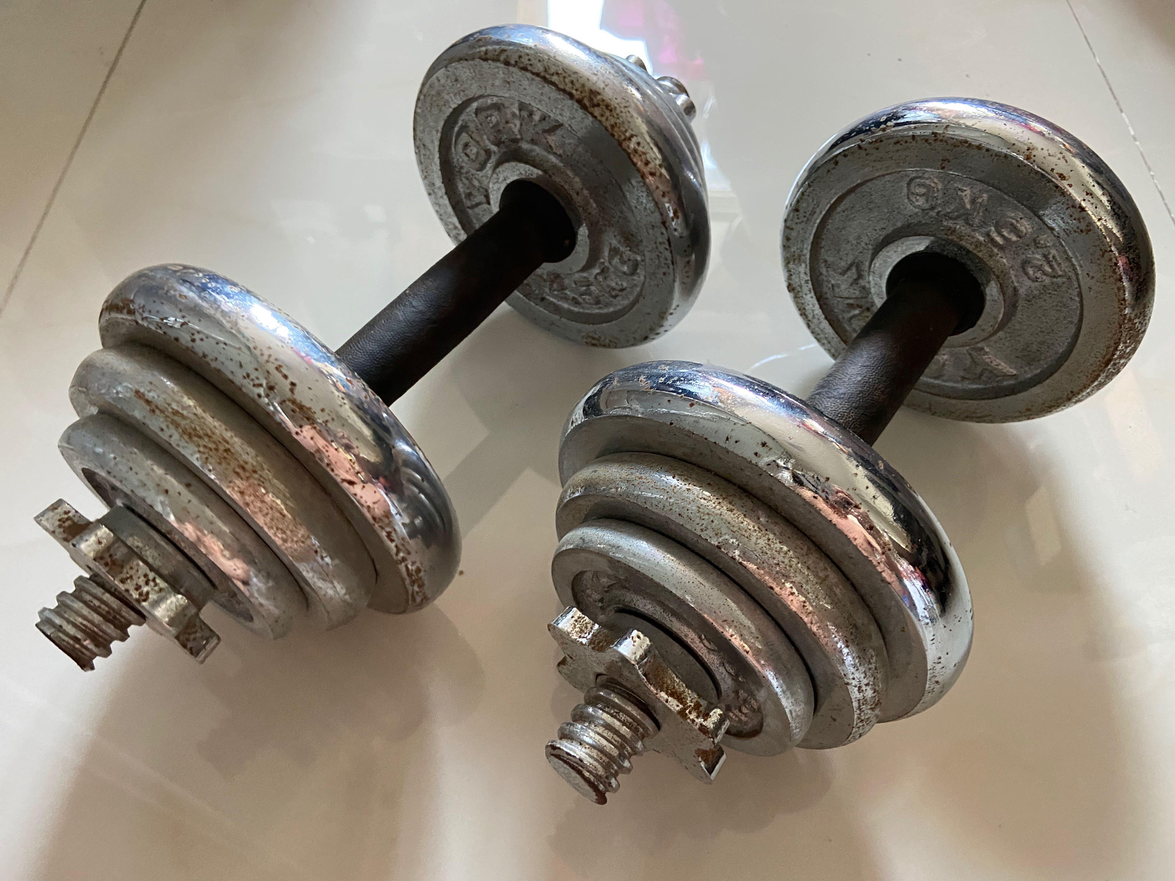Used york dumbbells for sale on sale