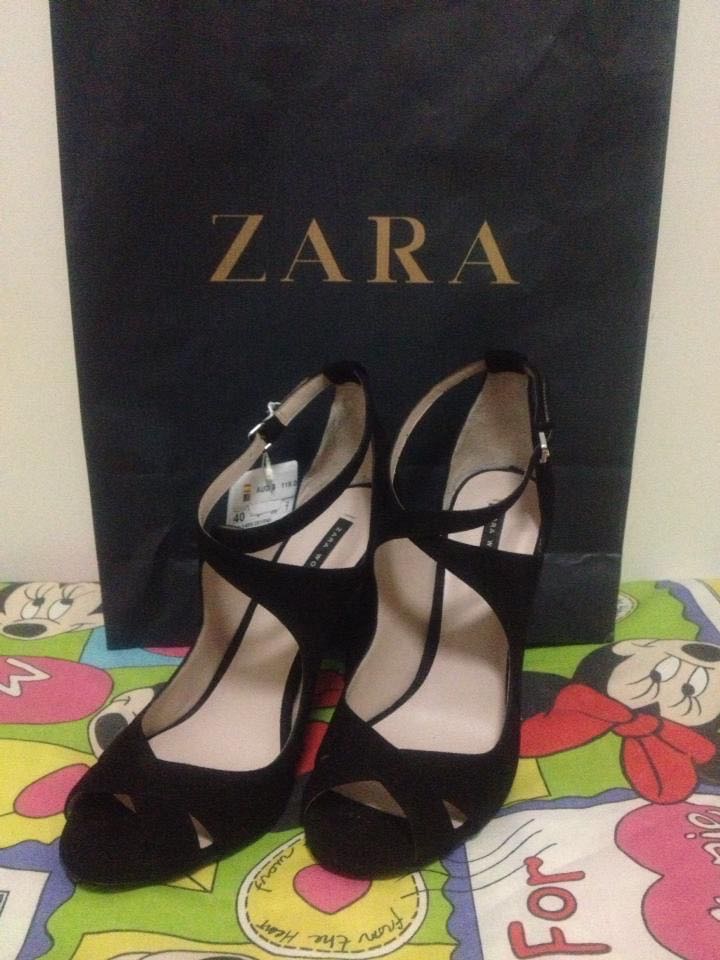 Zara heels ORI AU Fesyen Wanita Sepatu di Carousell