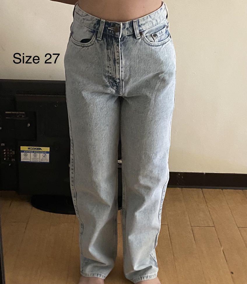 Zara Wide Leg Baggy Jeans (Blackpink Jennie Inspired), Women’s Fashion