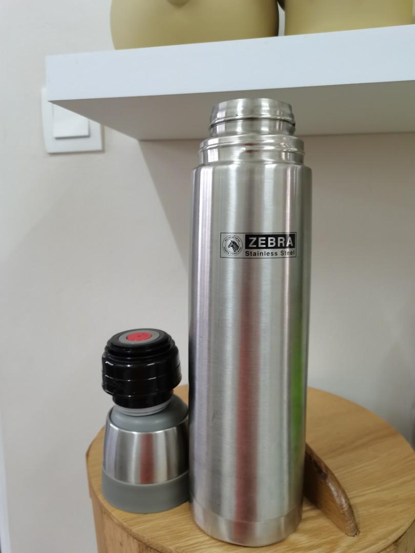 Free! Zebra thermos, Furniture & Home Living, Kitchenware & Tableware