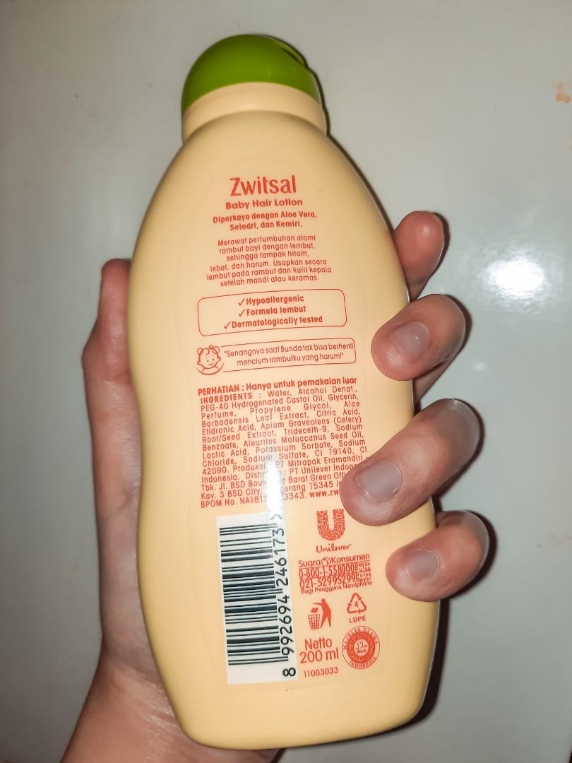 Zwitsal Hair Lotion, Kesehatan & Kecantikan, Perawatan Rambut di Carousell