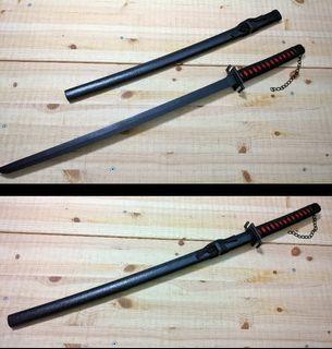 🉐 Bleach Kurosaki Ichigo Bankai Sword - Tensa Zangetsu (Japanese Katana Prop)