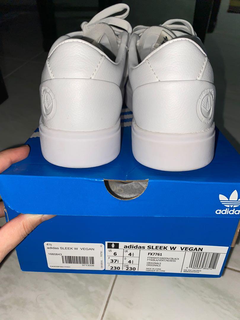 Adidas originals vegan sleek trainers, Women's Fashion, Footwear, Sneakers  on Carousell
