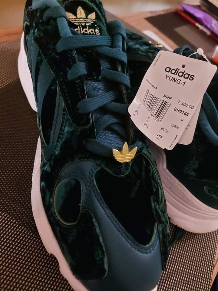Adidas Yung-1 Velvet Pack Aqua , Luxury 