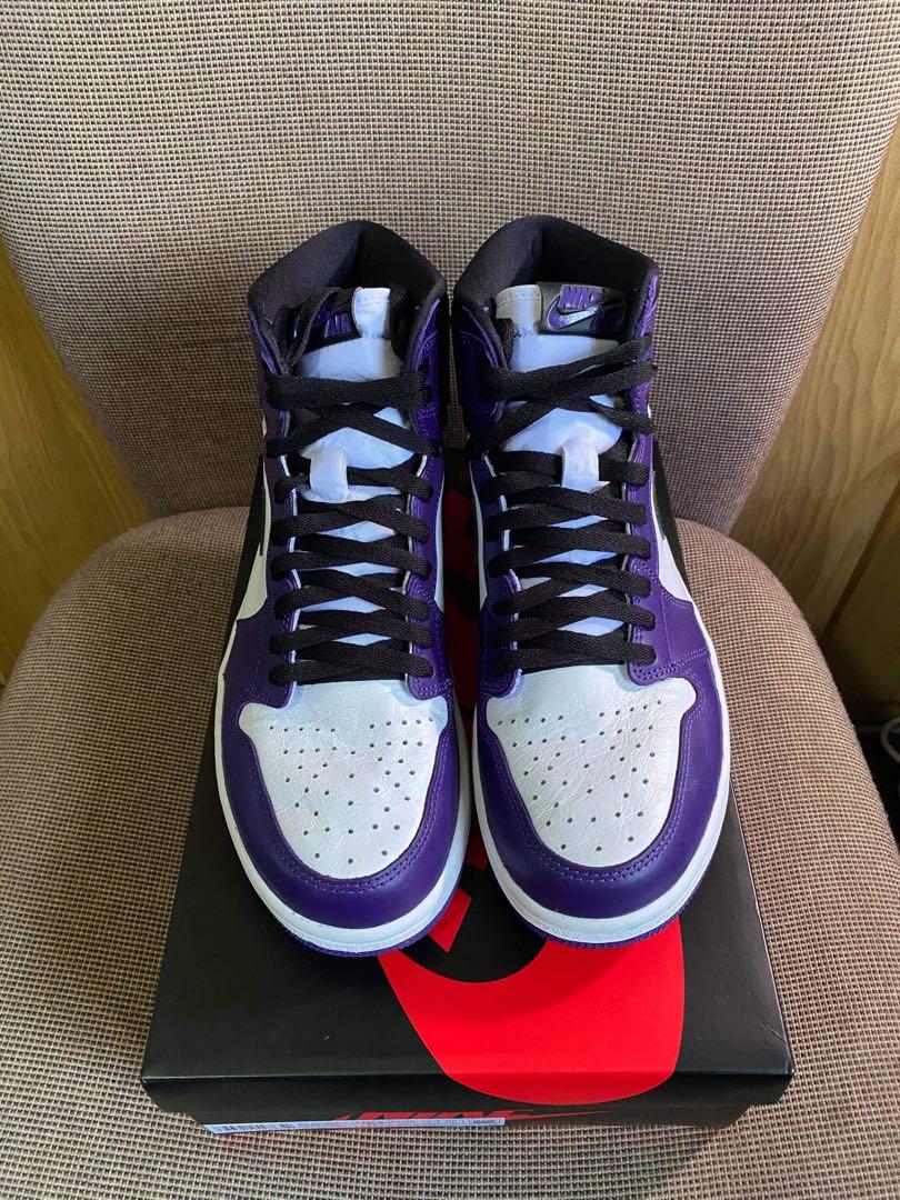 air jordan 1 high retro court purple