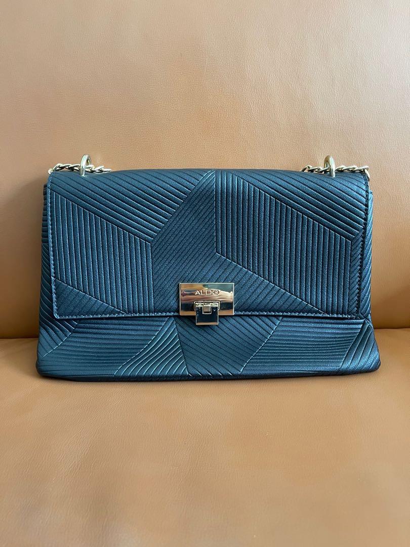 Aldo black chain store purse