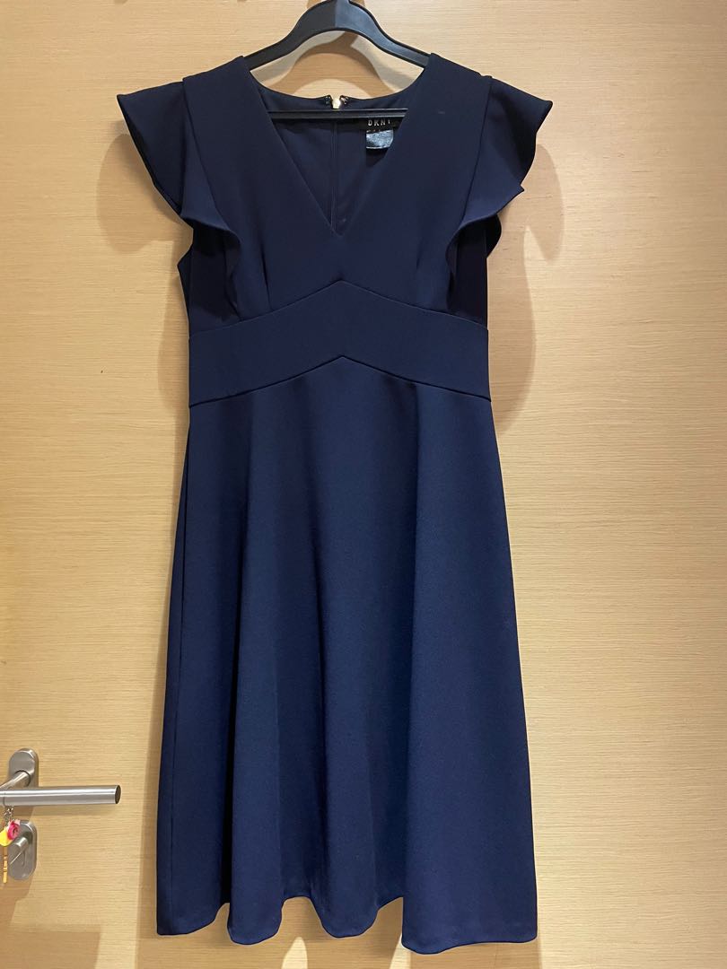 Dkny navy cheap dress