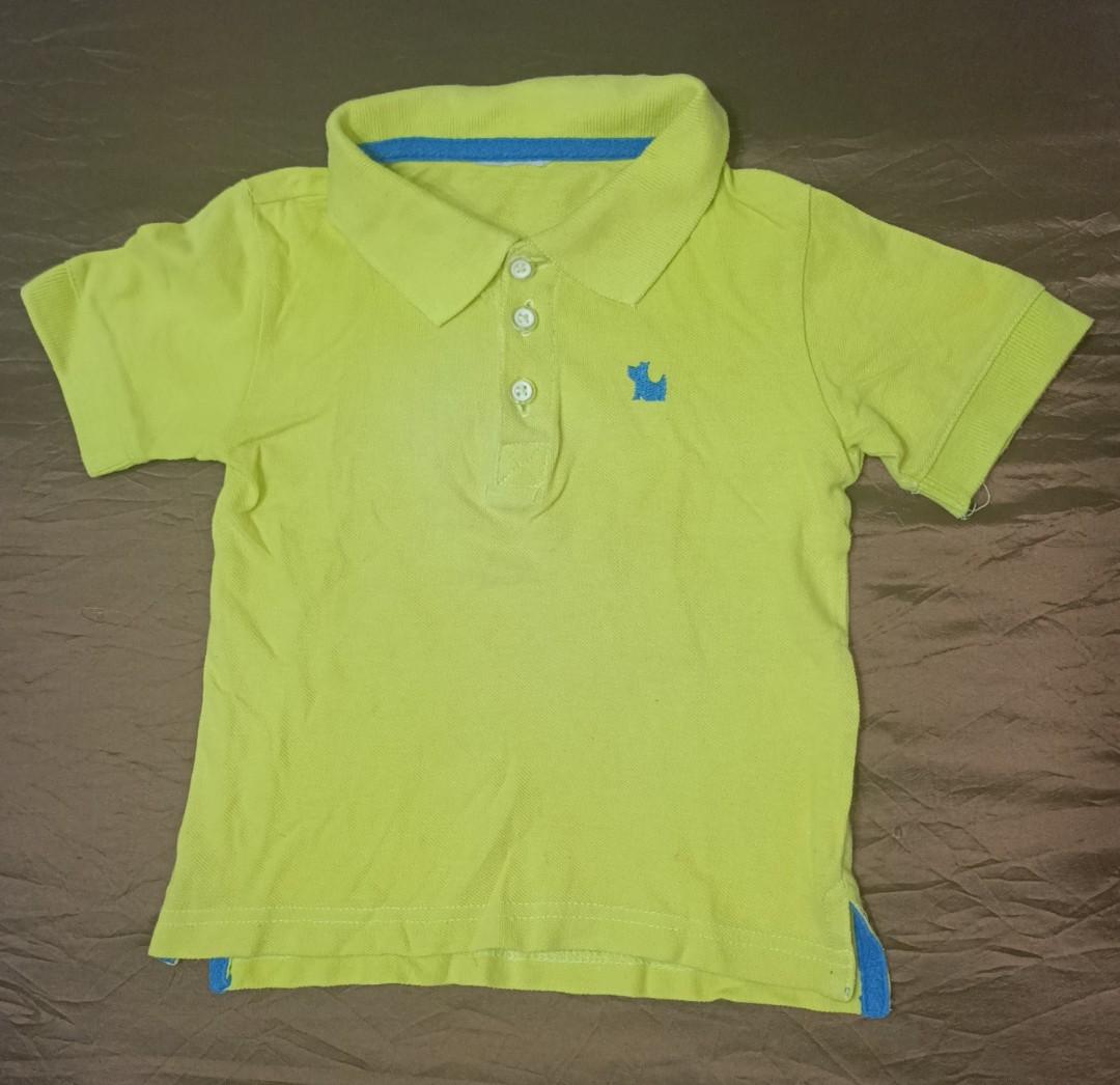 Baby boy polo shirt (Category: Babies & Kids Fashion) located in Taguig. Submitted by aashi.88 (Listing ID 1101212818, Image 1). Description: presko ang tela. vibrant color. Upto 18months.