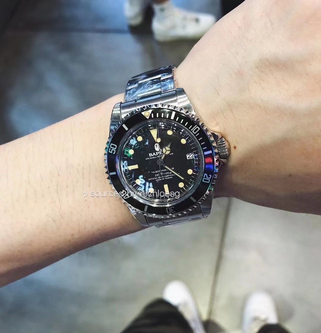 海外 BAPE CLASSIC TYPE 1 BAPEX 時計 専用 cihangurup.com.tr