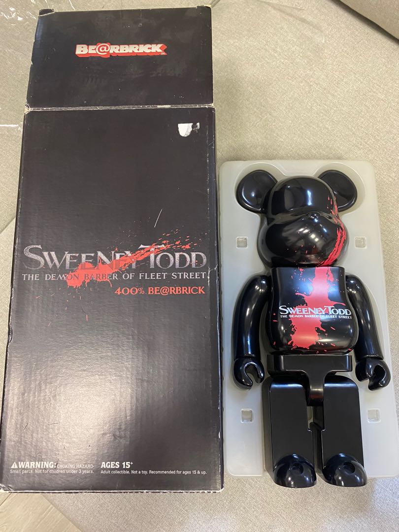 Bearbrick sweeney Todd 400%, Hobbies & Toys, Collectibles