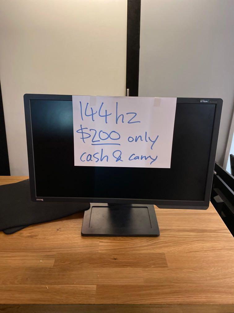 Benq Xl2411 144 Hz 24 Inch Gaming Monitor Computers Tech Parts Accessories Monitor Screens On Carousell