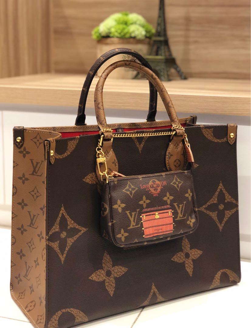 Handbag Organizer with All-in-One Style for Louis Vuitton OntheGo MM and GM  ( More Colors Available)