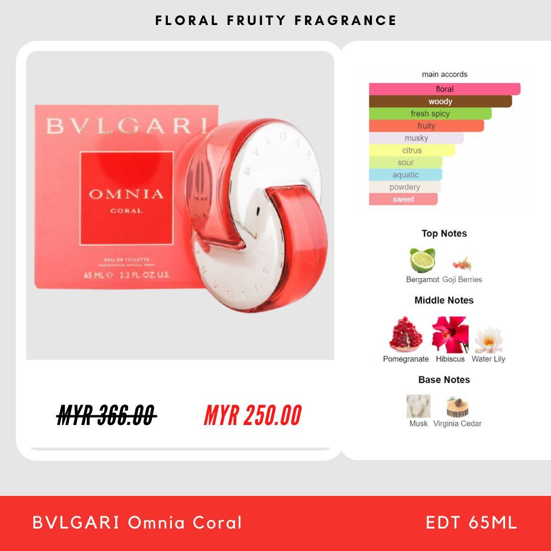 Bvlgari omnia coral notes clearance
