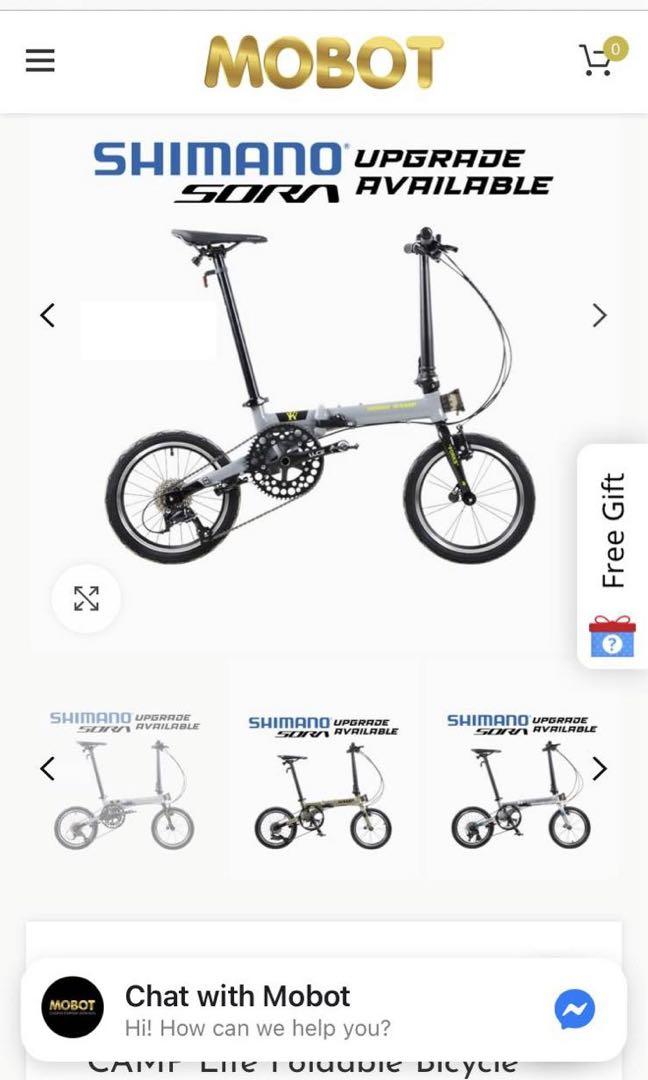 Camp lite foldable bicycle Sports Equipment Bicycles Parts Bicycles on Carousell