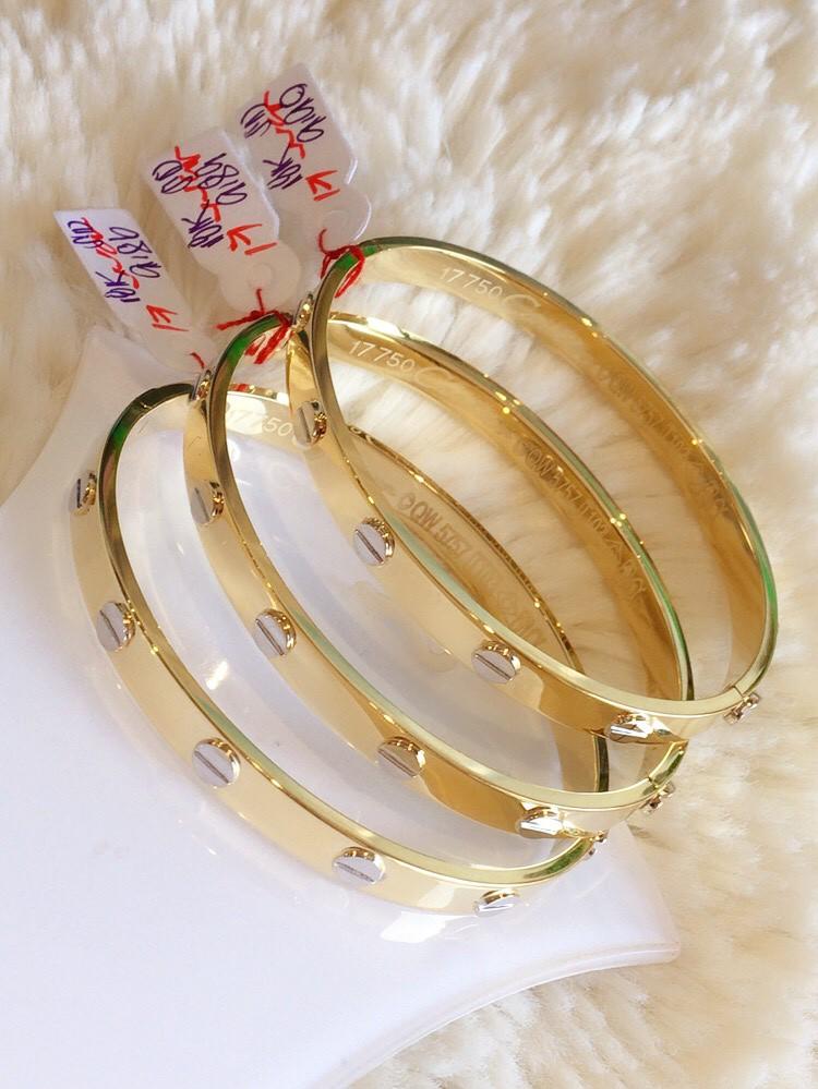 Cartier bangle two tone shop