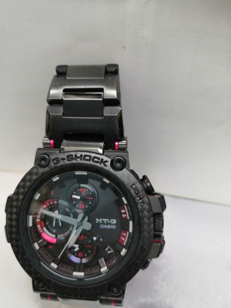 Casio g-shock mtg b1000xbd-1a碳纖維錶, 名牌, 手錶- Carousell