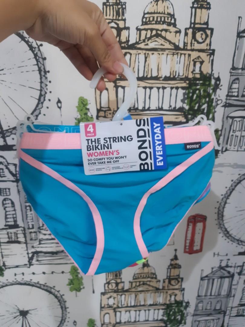 Celana Dalam isi 4 Bonds String Bikini, Fesyen Wanita, Pakaian Wanita