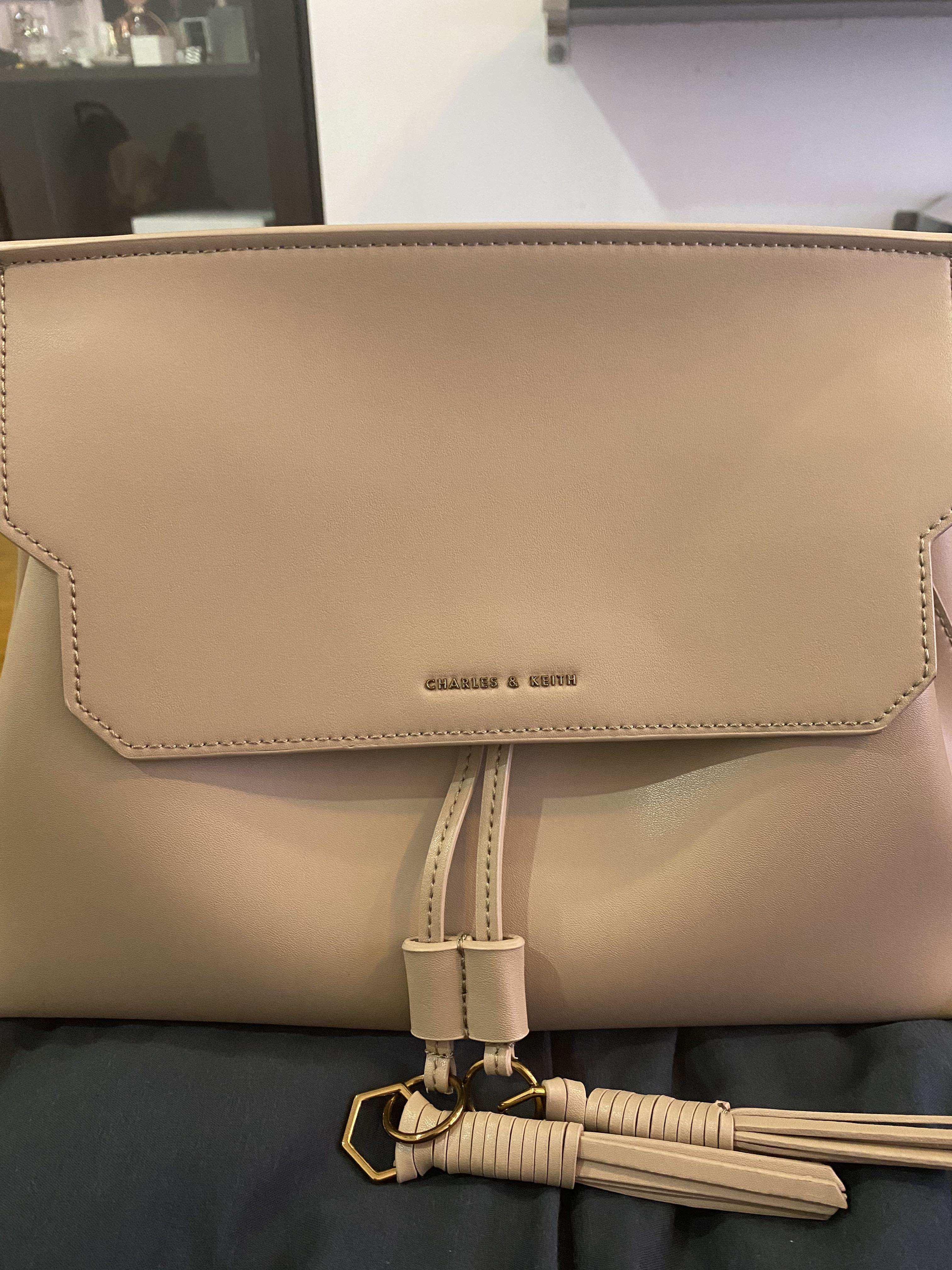 Charles and keith tassel shoulder bag top