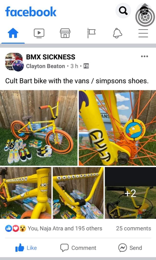 Cult bart sales simpson bike