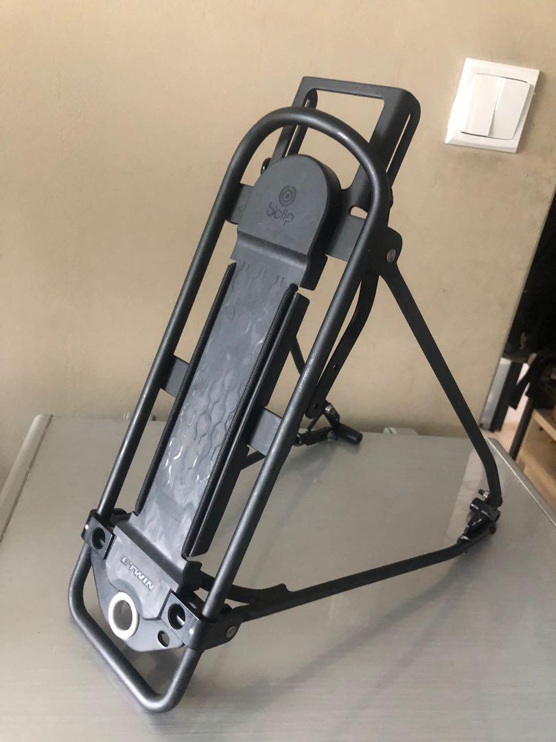 Decathlon BTWIN 500 BIKE DISC BRAKE COMPATIBLE REAR PANNIER RACK 26 28IN BCLIP bicycle mtb roadbike hybrid