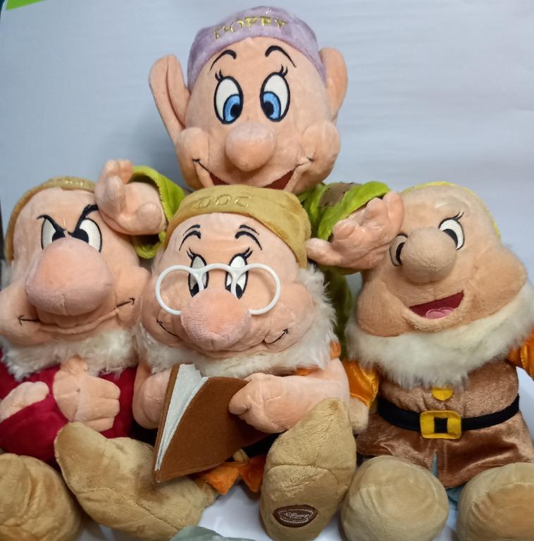 Disney Vintage 7 Dwarfs Stuff Toy Original from Disney Store USA