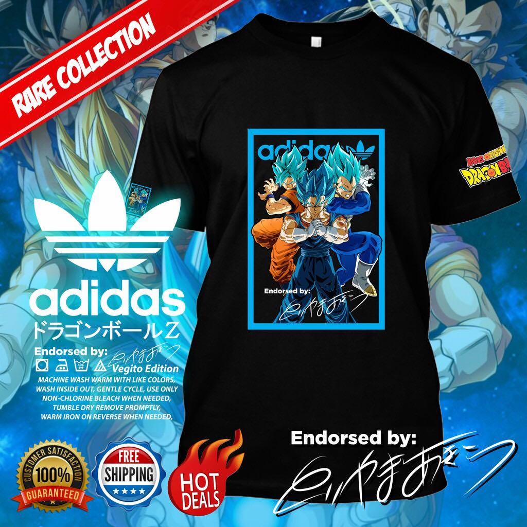 Dragonball Vegito Goku X Vegeta Adidas Edition T shirt Promo Collection