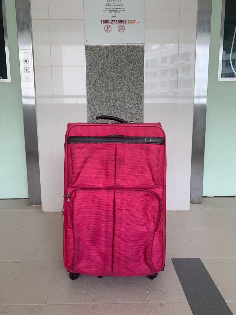Elle luggage pink hotsell