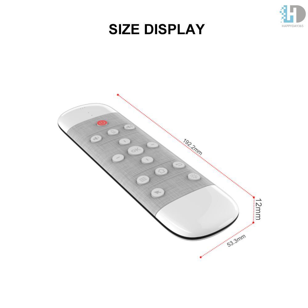 FireSale (Loose Pack)Air Mouse Voice Remote Control Microphone 2.4G  Wireless with IR Learning Mini Keyboard Gyroscope Compatible with H96 MAX  X88 Pro Android TV Box PC, TV  Home Appliances, TV 