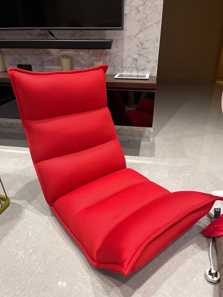 Foldable floor chair sofa adjustable, Furniture & Home Living