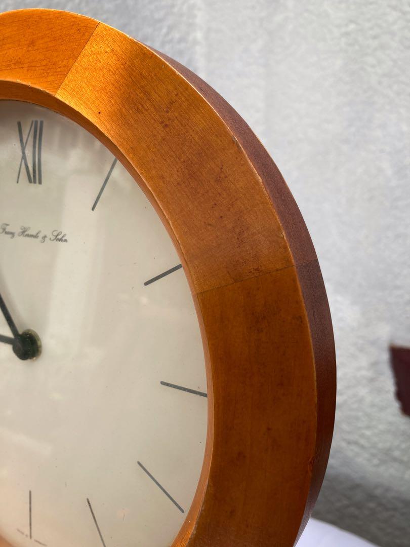 Franz Hermle & John Pendulum Wall Clock Made in Germany, Furniture