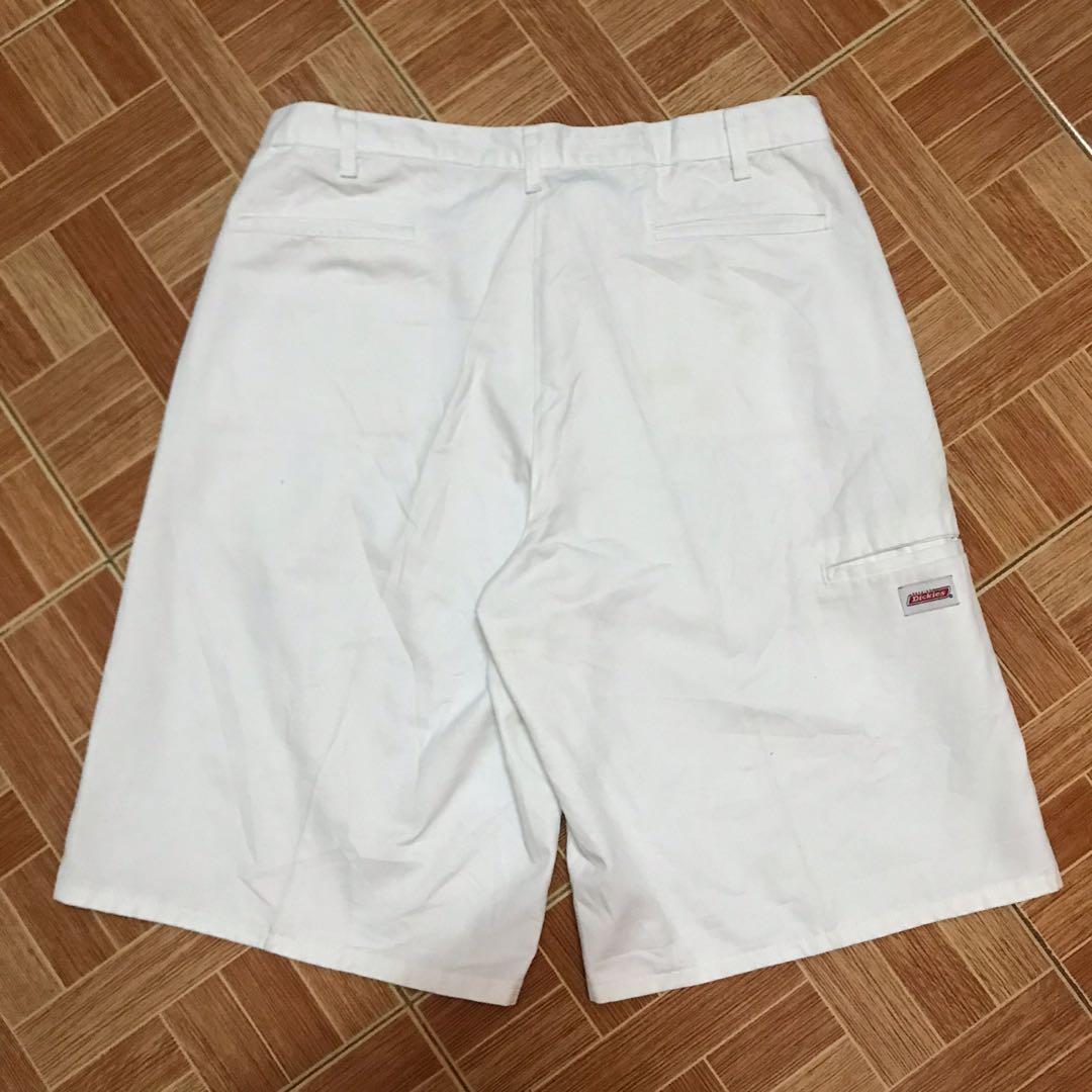 GENUINE DICKIES MENS CARPENTER SHORTS White