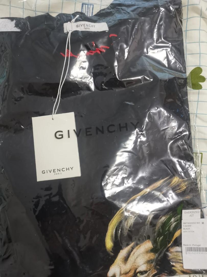 Givenchy Lion Print T Shirt Luxury Apparel on Carousell