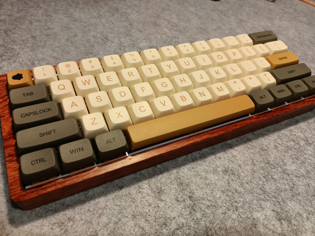 GK61 Custom Wooden Keyboard build, Computers & Tech, Parts