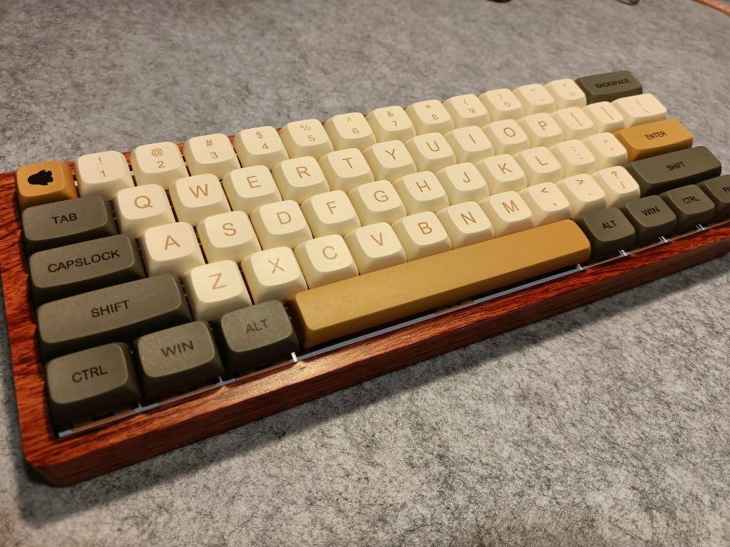 GK61 Custom Wooden Keyboard build, Computers & Tech, Parts